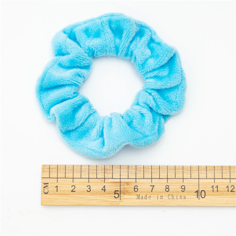 

Velvet Hair Scrunchies Women Korea Candy Color Flannel Hair Rope Ties Autumn Winter Elastic Hair Bands Ponytail Hair Accessories