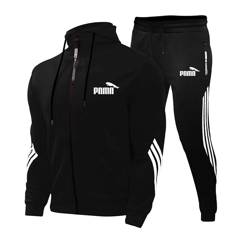 

2021 brand free shipping men's fashion suit casual sports suit men's hoodie/hoodie tracksuit zipper jacket pants tracksuit