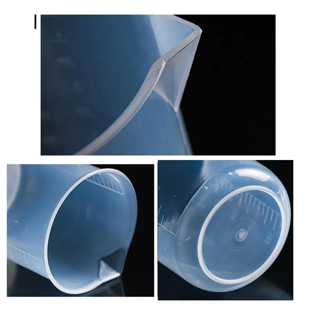 

1pcs Without Handle Transparent Plastic Graduated Measuring Bar Supplies Cup Laboratory Kitchen and Supplies Cup For Measur M7U3