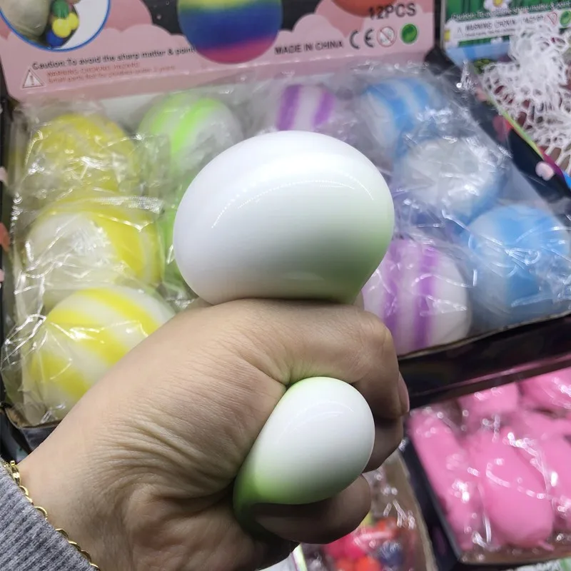 

Fidget Toy Rainbow Creative Colorful Vent Ball Decompression Toy Kids Adult Stress Relief Funny Toys Stress Ball #4