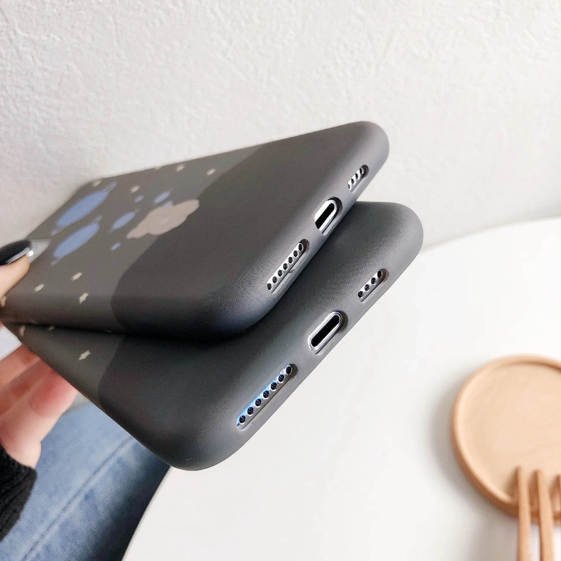 

Blowing Bubble Bear for Apple 11pro/Max XS/XR Mobile Phone Shell IPhone6S/8 Plus/7 Silicone Case