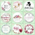 100 г., наклейки для свадьбы, приглашений, ярлыков, на белом Клее, по индивидуальному заказу, с именем и датой, коробки для подарков