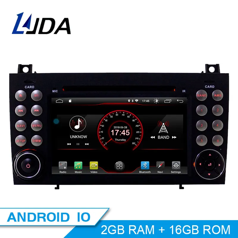 LJDA 2 Din Android 10,0 dvd-плеер автомобиля для Mercedes Benz W171 2008-2011 SLK КЛАСС R171 SLK200 SLK230 SLK280 Мультимедиа gps радио