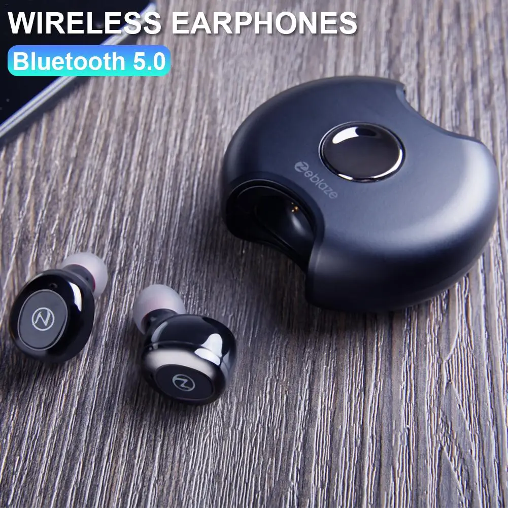 Bluetooth наушники мини беспроводные для Zeblaze Zepods Топ Стиль путешествий с зарядной