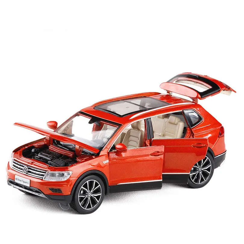 Модель игрушечного автомобиля Tiguan L из сплава 1/32 детские игрушки Подлинная