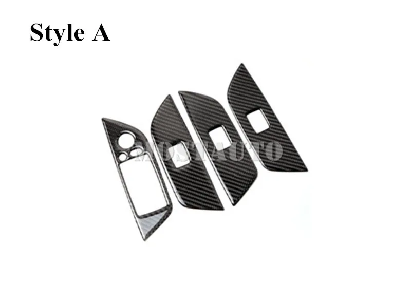 4 шт. декоративные накладки на дверь и окно из углеродного волокна для BMW X1 E84 2010-2015