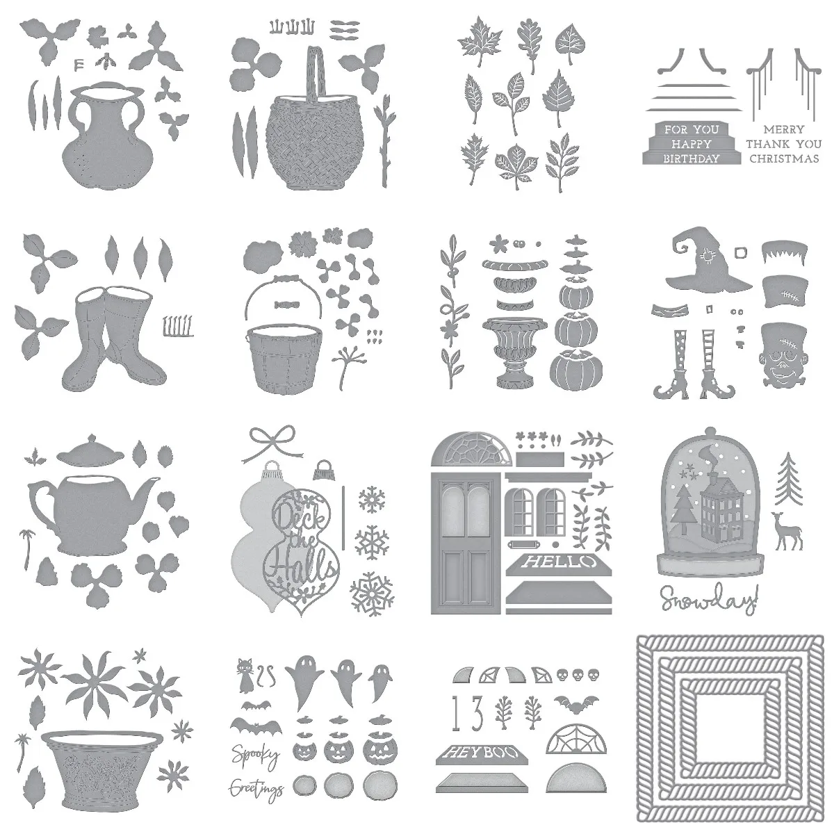 

Dancin Gnome Etched Open House Door Base Etched Metal Cutting Dies Scrapbook Diary Secoration Embossing Template Diy Handmade