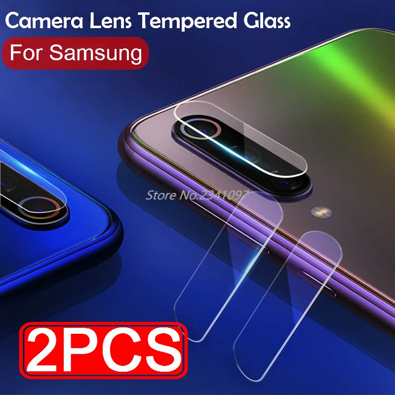 2 шт. закаленное стекло для объектива камеры Samsung Galaxy A10 A20 A30 A40 A50 A60 A70 M30 M20 S10E S10 Plus A7