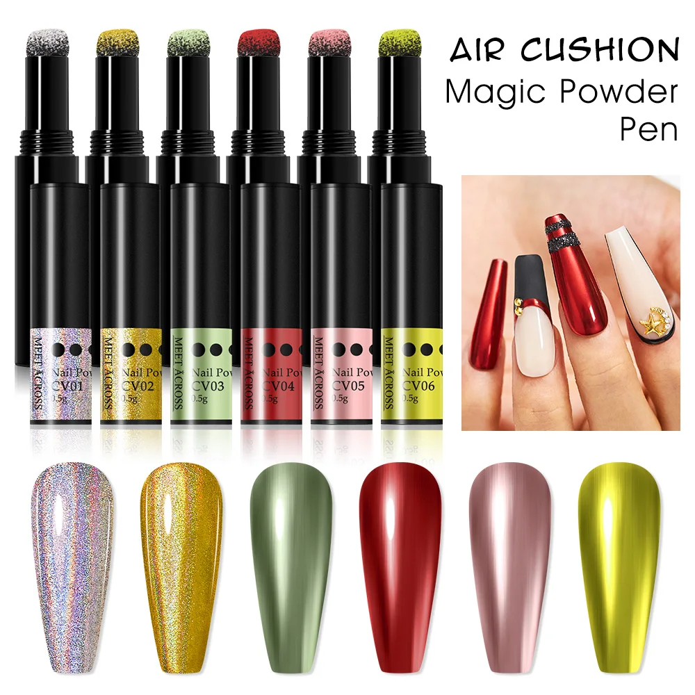 MEET ACROSS 0 5 г воздушная подушка Волшебная пудра ручка зеркальный эффект дизайн