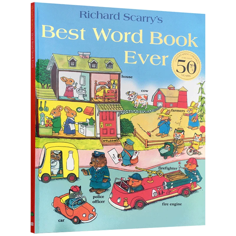 

Richard Scarry's Best Word Book Ever Reading Books for Kids Story Books for Kids English Baby Picture Book Early Educational