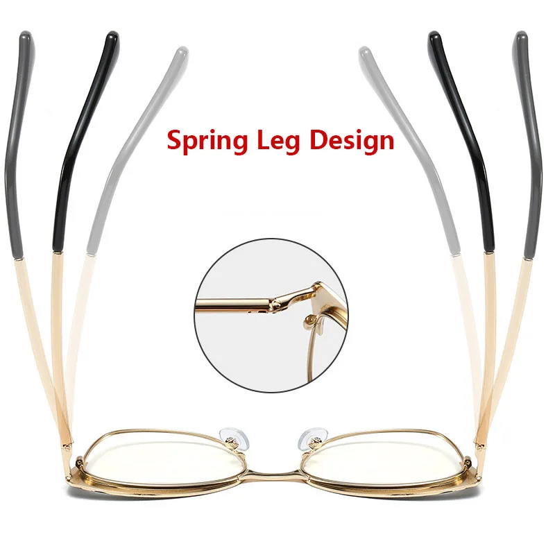 Модные поддельные маленькие очки оправа для женщин антибликовый светильник