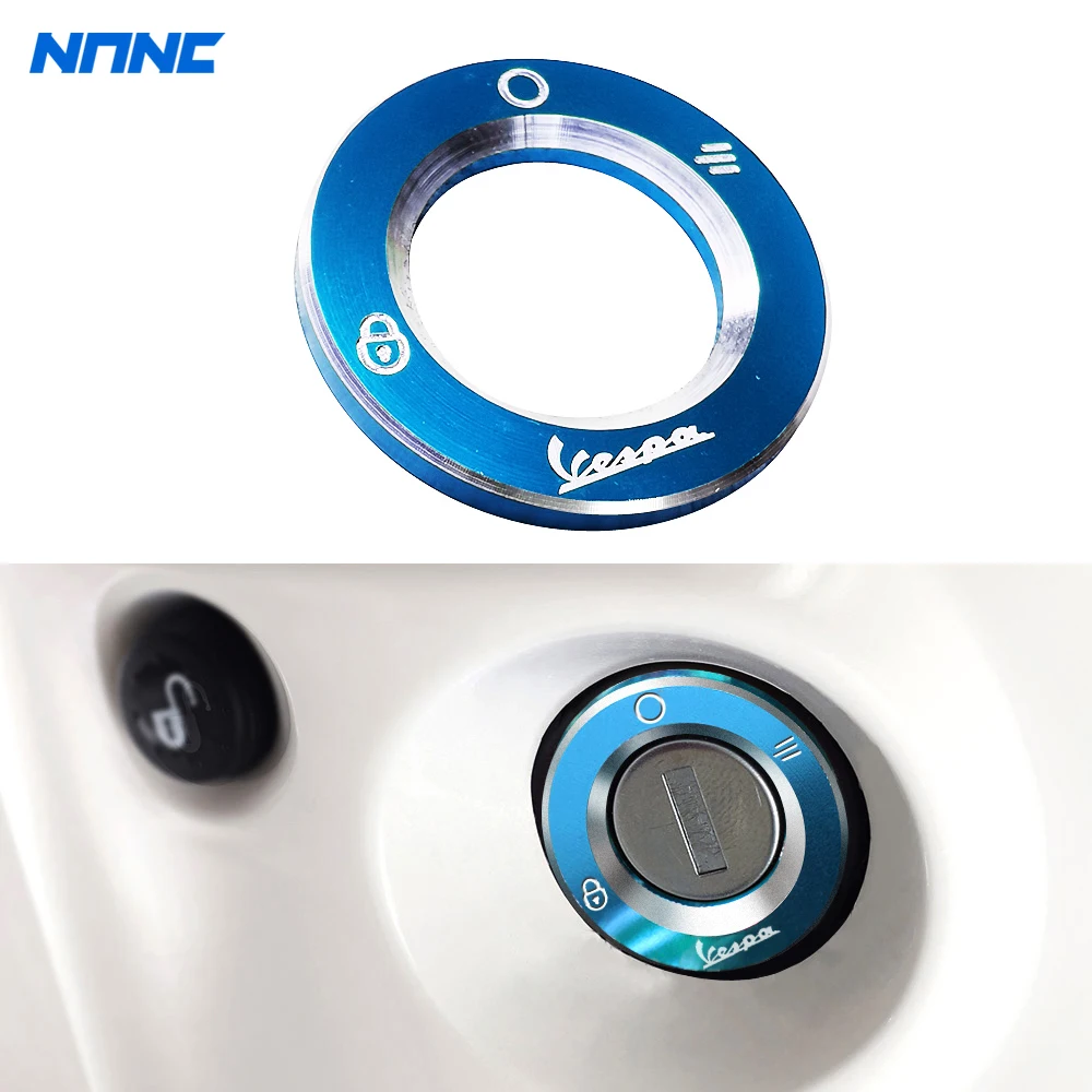 Крышка переключателя зажигания для Piaggio Vespa защитное кольцо ключа CNC крышка