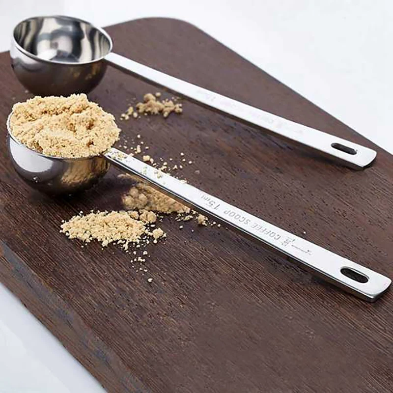 

6 Pcs 15ML Coffee Scoop Thicken Stainless Steel Tablespoon Measuring Spoons Tablespoon Tea Spoon for Fruit Powder