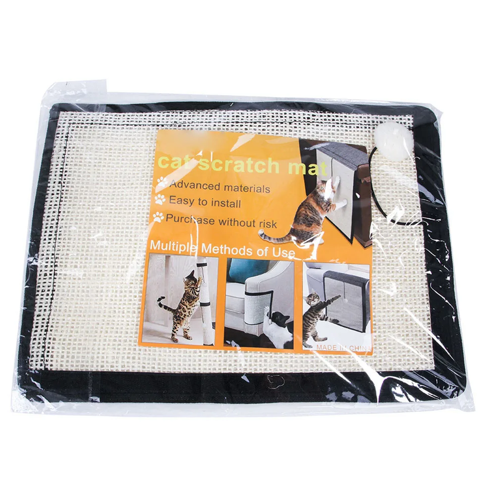 Когтеточный коврик для домашних животных скребок кошек подставка дивана мебели