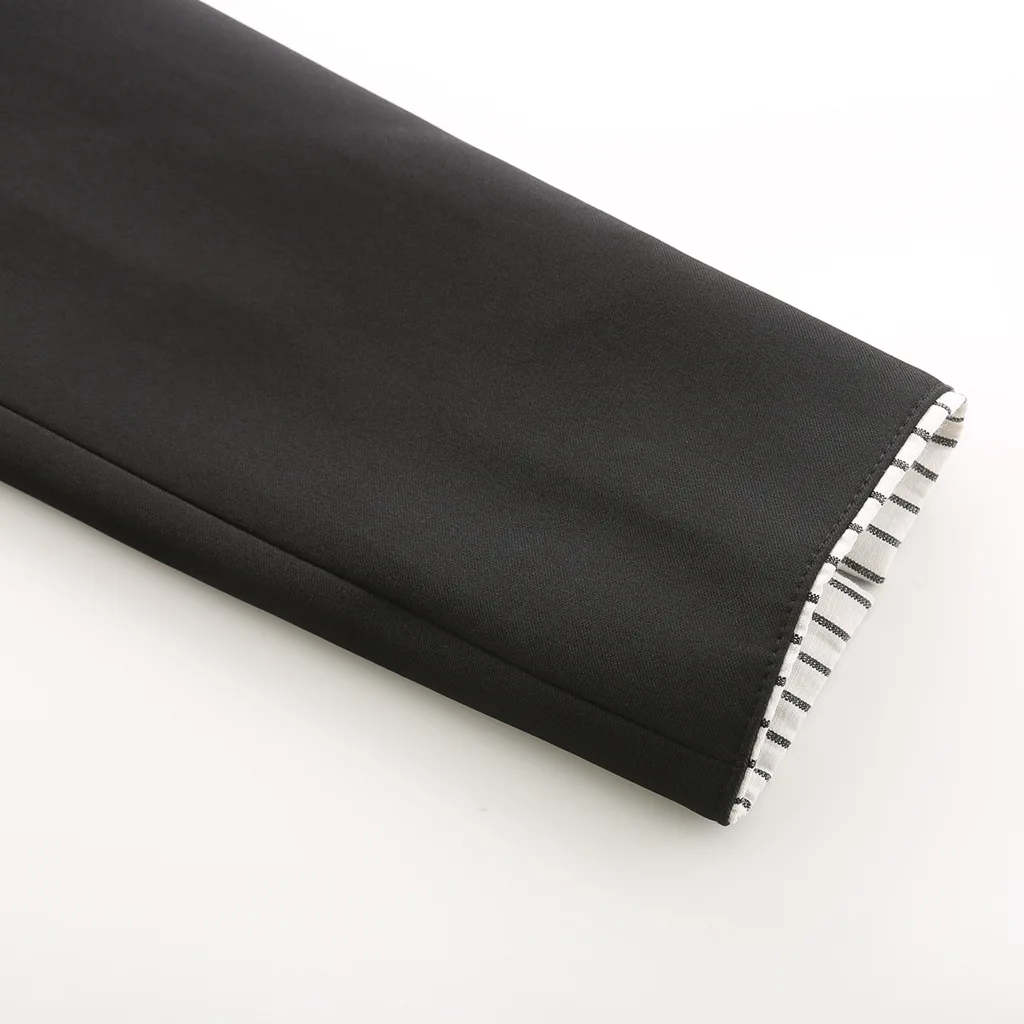 

2021 Autumn and Winter Women's Blazer Jacket Casual Solid Color Double-Breasted Pocket Decorative Coat Female Office Clothing4XL