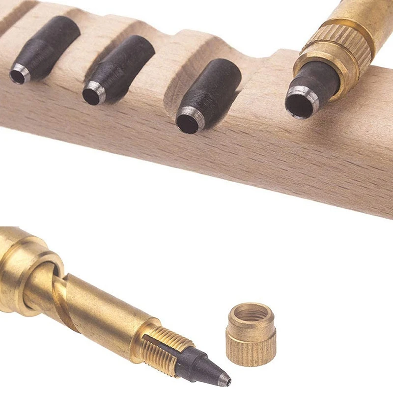 

6Pcs Screw Hole Punch Leather Bookbinding Tool,Paper Punch,Craft Punches,6 Tips 1.5M 2mm 2.5mm 3mm 3.5M 4mm