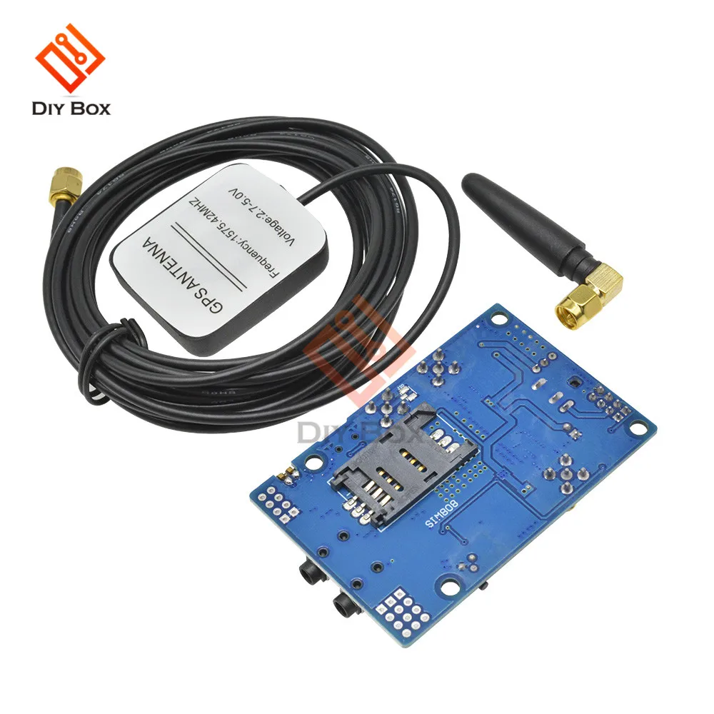 SIM808 модуль GSM GPRS gps макетная плата IPX SMA с gps антенной для Arduino Raspberry Pi Поддержка 2G 3g 4G sim-карта