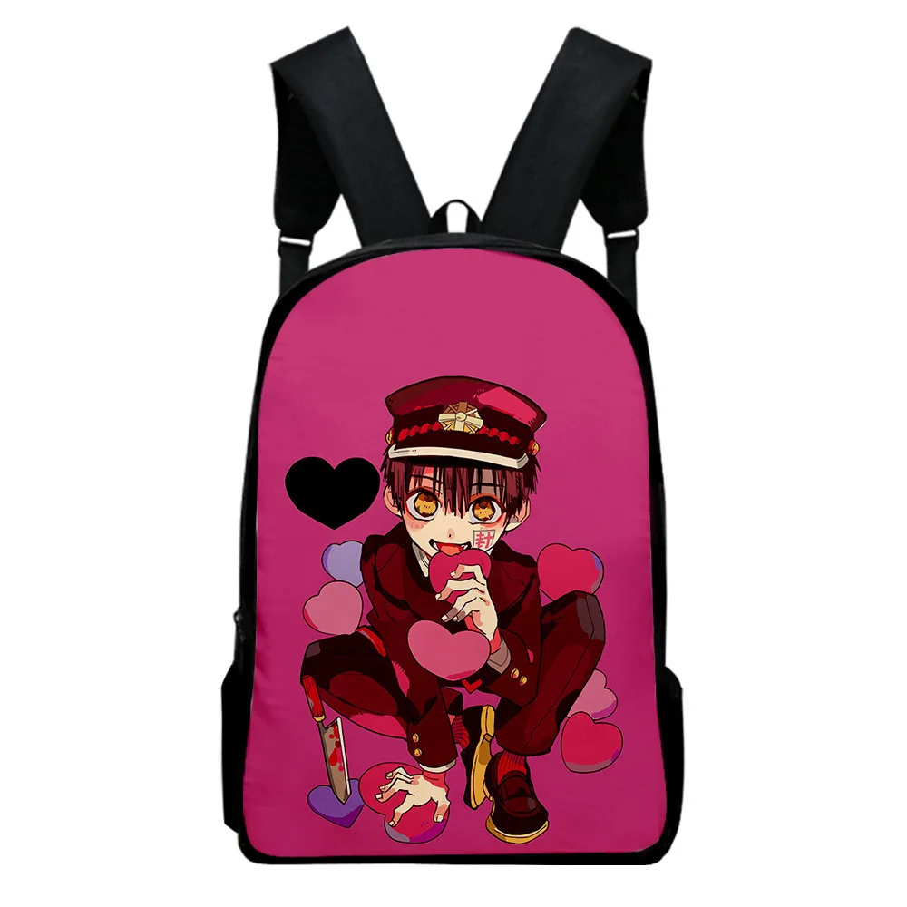

2021 New Casual Toilet-bound Hanako-kun backpack Schoolbag Men/Women Shoulder Travel Bag 3D Print Hip Hop Teenage bag
