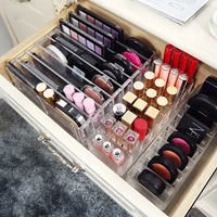 makeup organizer cc cream storage box lipstick nail organizer cosmetic jewelry box holder cabinet powder display shelf