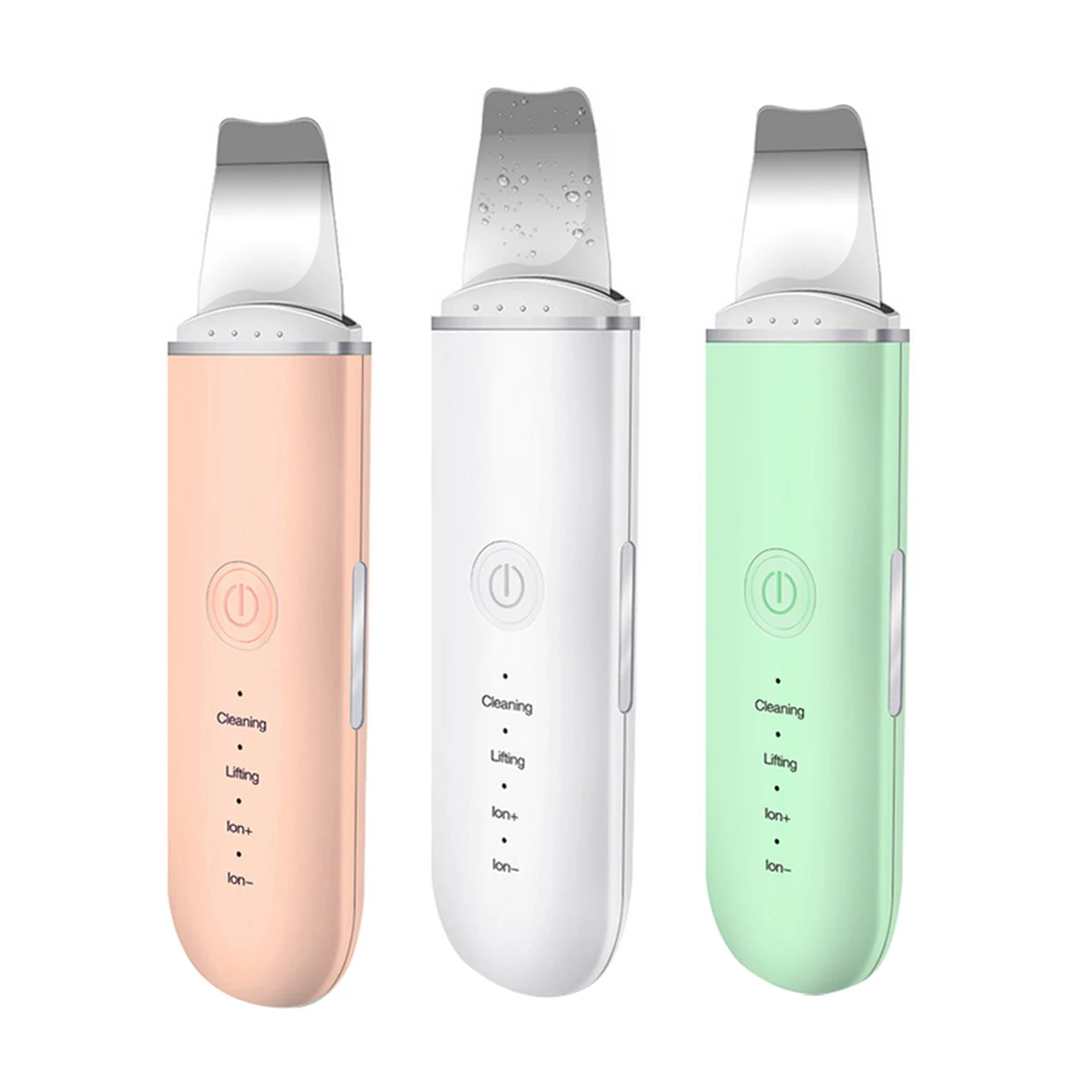 

Ultrasonic Shoveling Skin Scrubber Vibration Face Spatula Blackhead Remover Facial Scrubber Shovel Clean Peeling Facial Lifting