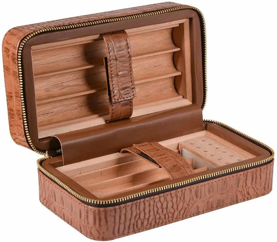 Yooap коробка для сигар из кедрового дерева 6 упаковок коричневая сигарет