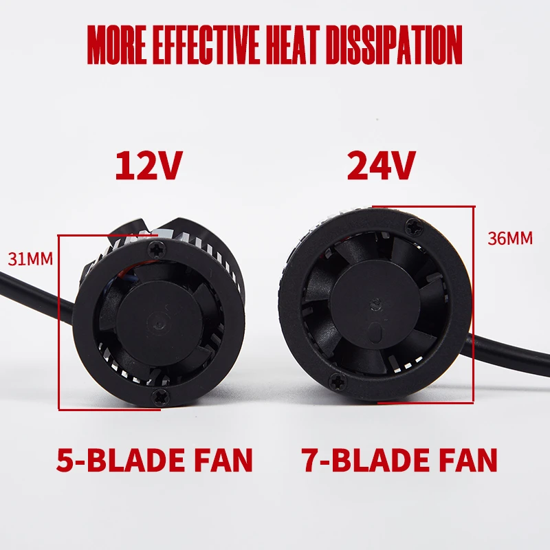 2 шт 24 Вт светодиодные лампы для светильник грузовик H4 H7 H1 H3 H11 6000K Led 24V ближнего