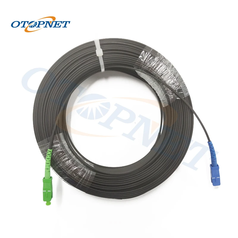 

Соединитель SC UPC к SC APC, джемпер FTTH, наружный прямой кабель G657A, 1 оптоволоконный кабель, Соединительный шнур SC/Φ/APC, соединитель 500 м