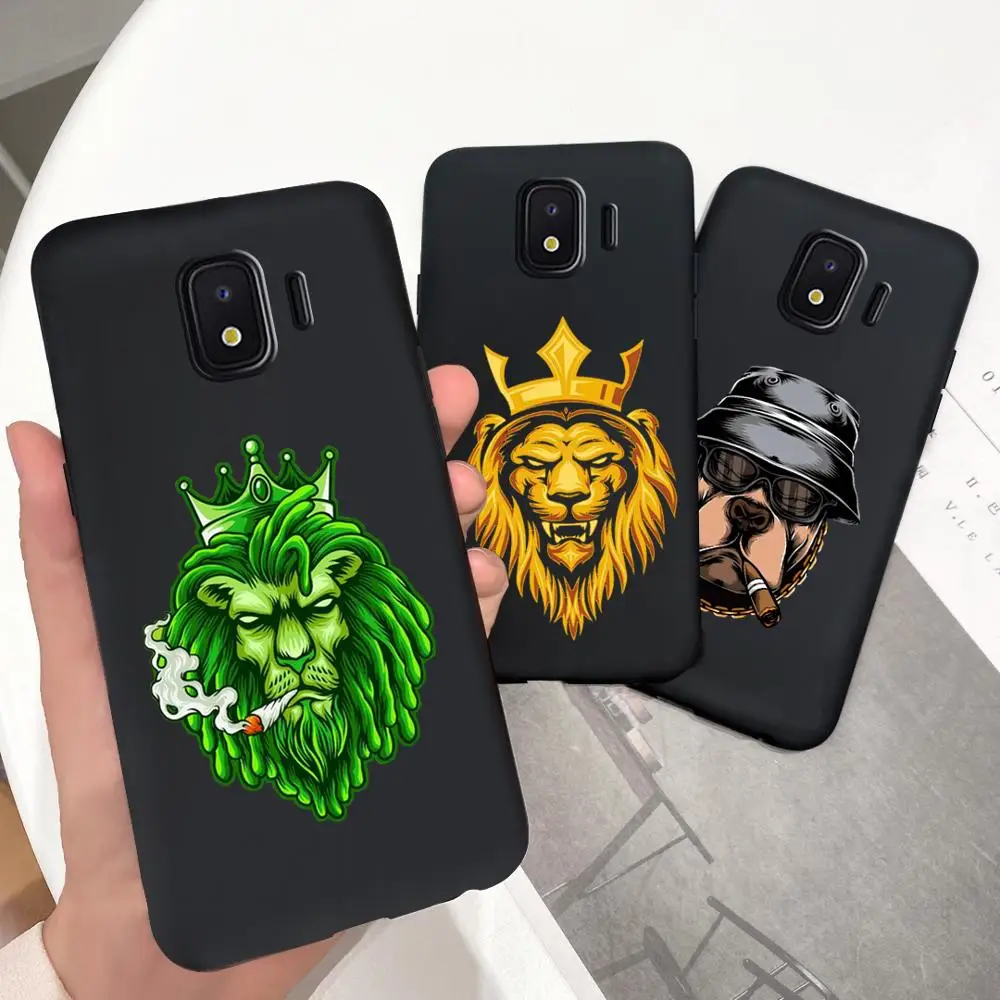 Чехол для телефона Samsung Galaxy J4 Plus крутой черный силиконовый чехол с рисунком панды