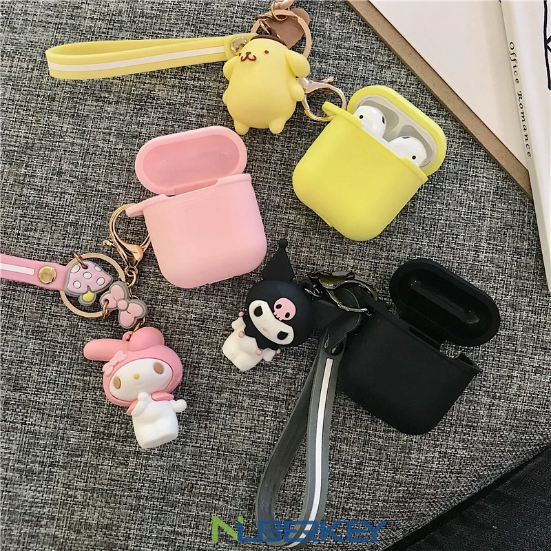 Япония мультфильм Мелодия Cinnamoroll беспроводной Bluetooth наушники чехол для Apple AirPods