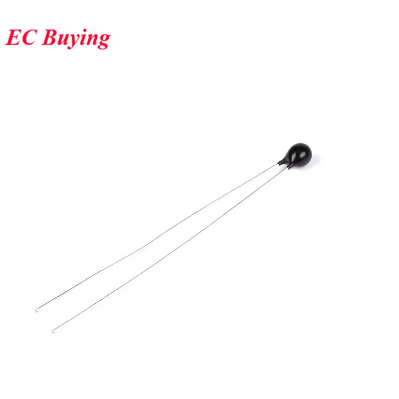 50pcs NTC Thermistor Thermal Resistor MF52 NTC-MF52AT 100K ohm R 104 3950 B Value 3950k 5% Temperature Sensor | Электронные