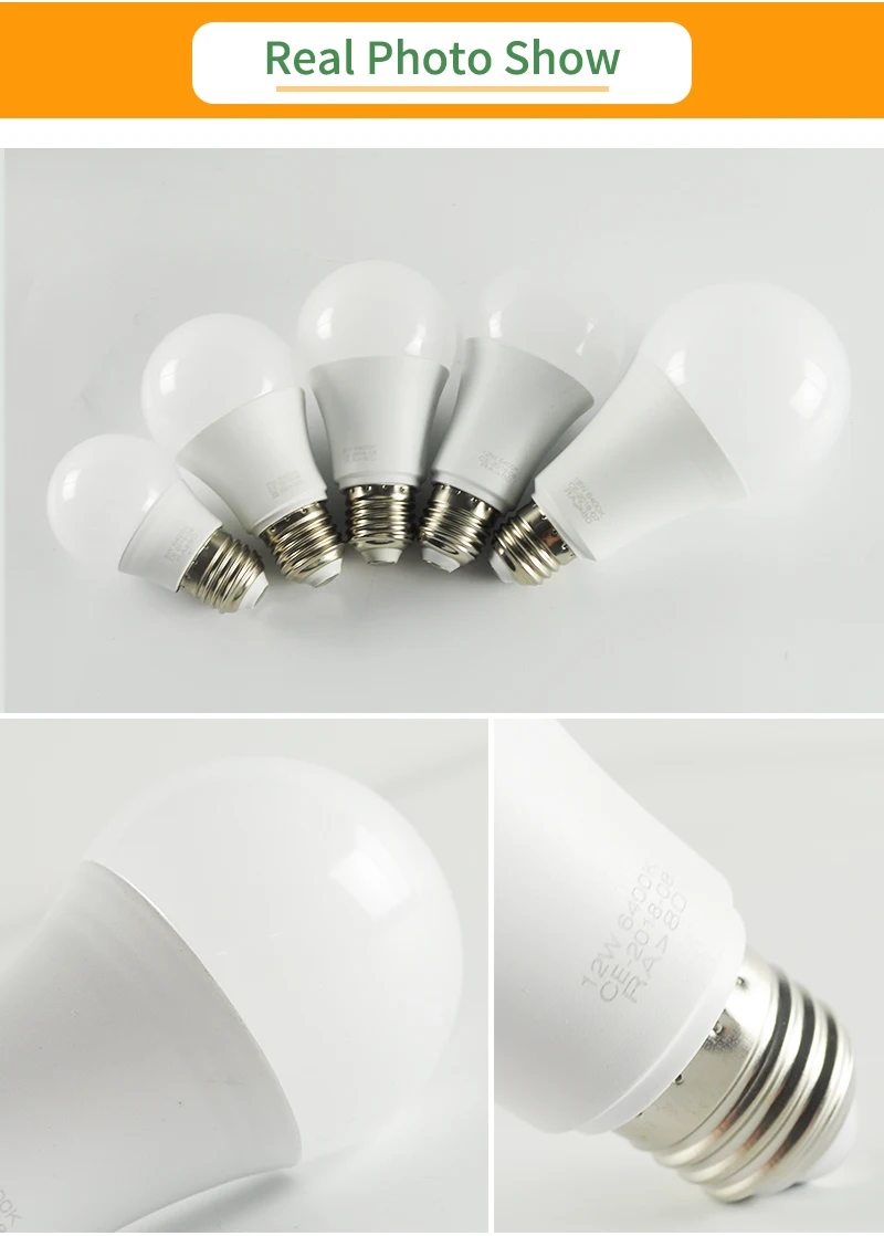 =(K)= 10pcs Dimmable Composite Aluminum LED Bulb Lamp E14 220V LED Light E27 3W 5W 6W 9W 12W 15W 20W Lampada Ampoule LED