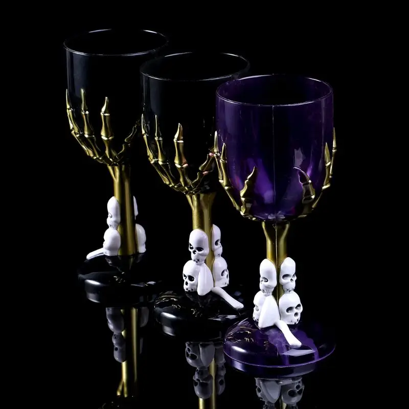 Творческий Хэллоуин Череп Коготь Кубок вина чашки для вечерние бар нарядное