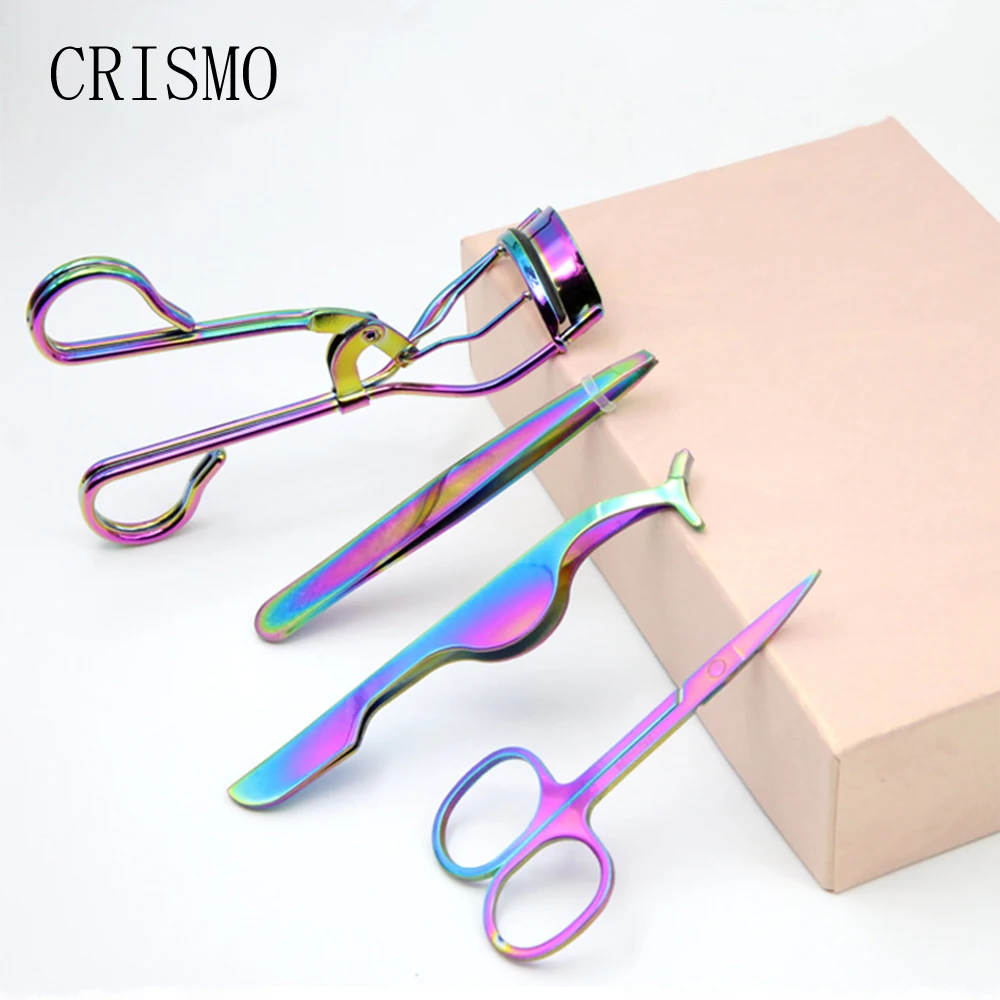 CRISMO профессиональный набор инструментов для макияжа из нержавеющей стали пинцет