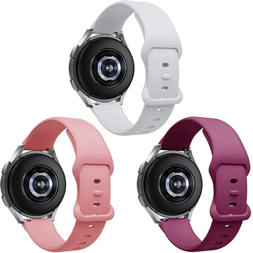 

Ремешок сменный из мягкого силикона для Samsung Galaxy Watch 4 Classic 42 46 мм