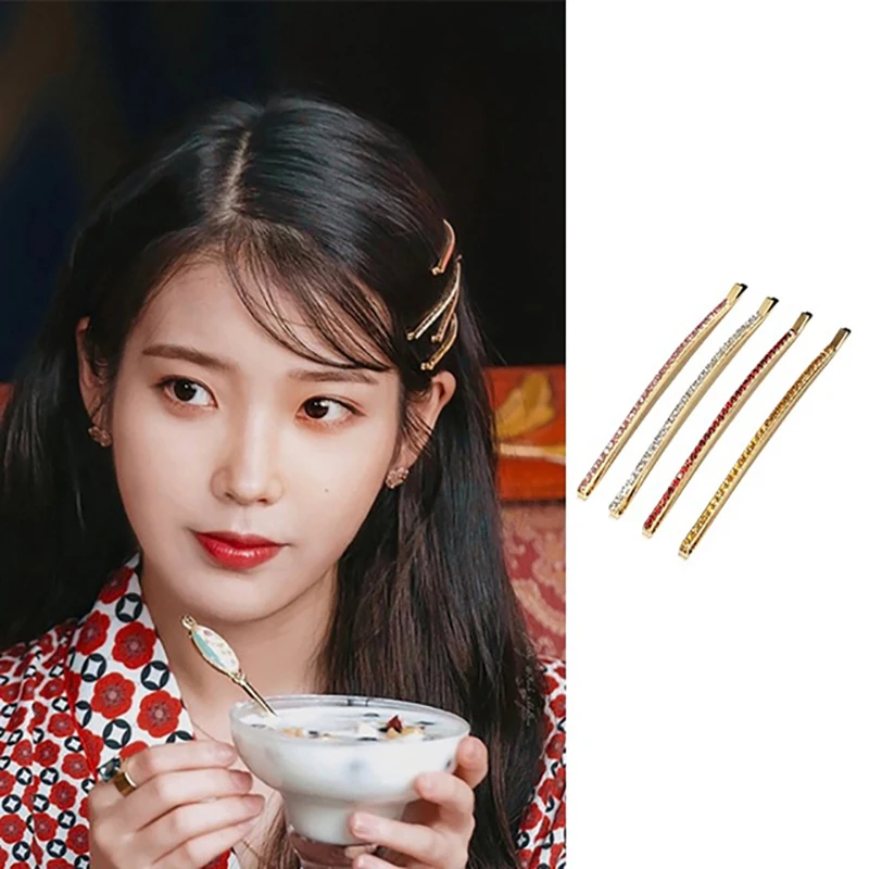 2019 Горячие корейские блестящие заколки Стразы Звезды для женщин и девушек волос