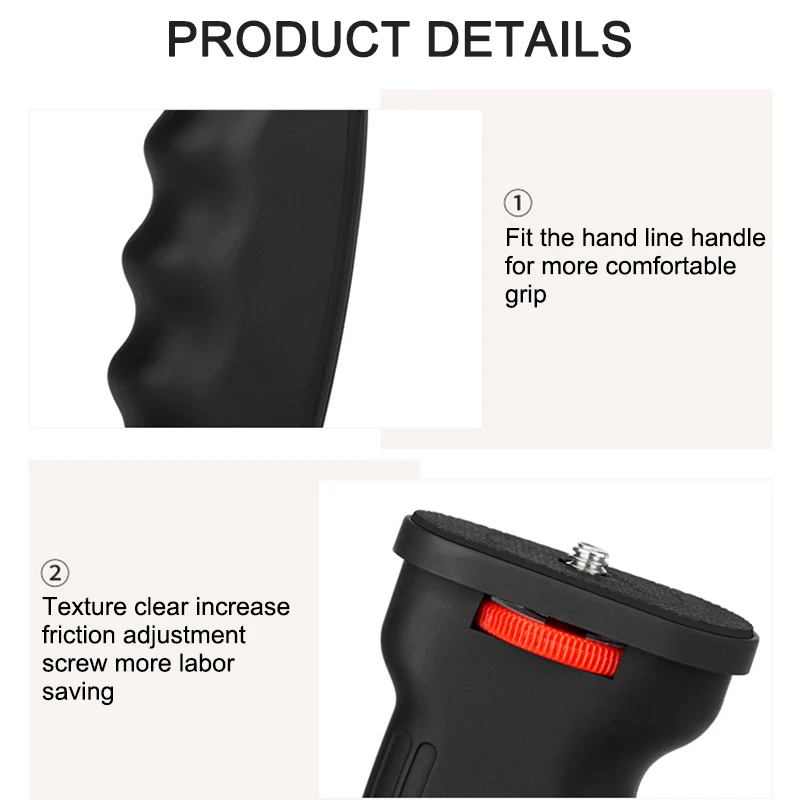 

2020 For Gopro Hero Camera Stabilizer Handle 1/4 Screw Accessories Mirrorless DSLR Camcorder Bar Interface Hand Grip Photography