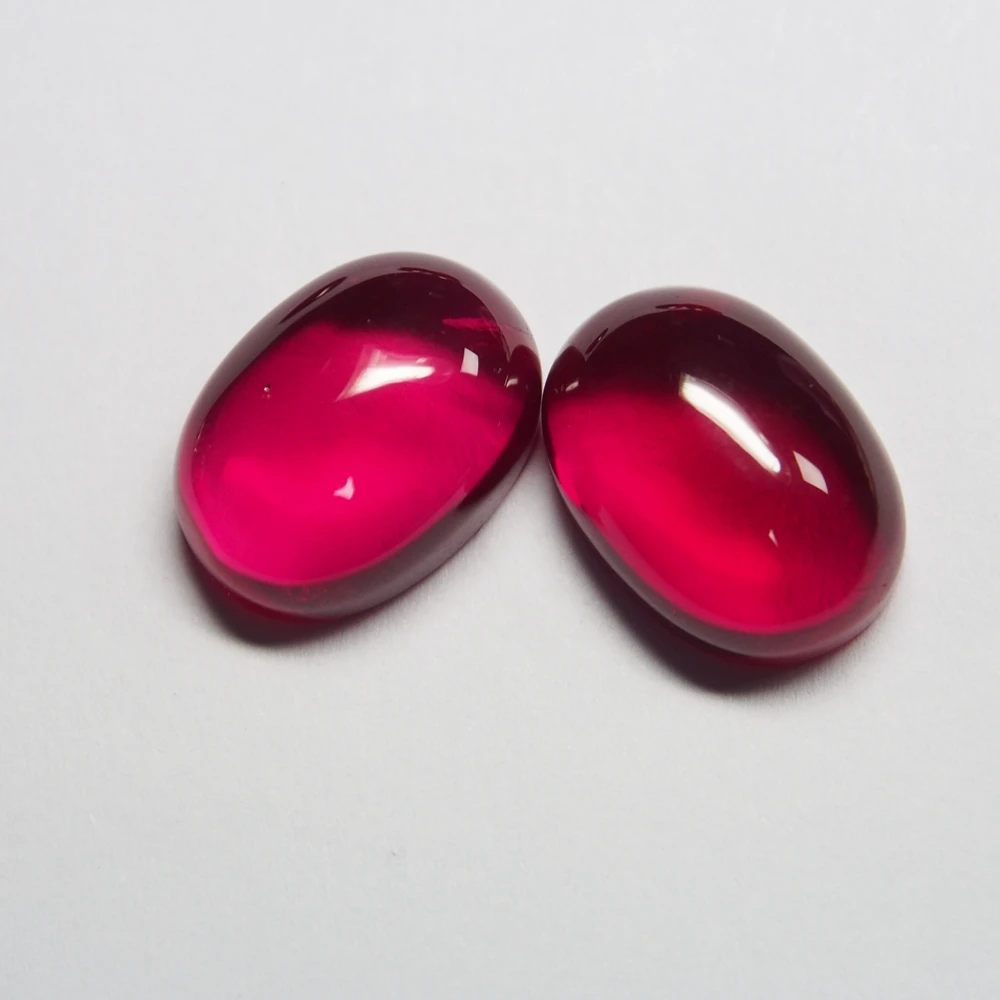 Flatback Cabochon Ruby Corundum Oval 4x6mm To 25x35mm Size Loose Gemstones | Украшения и аксессуары