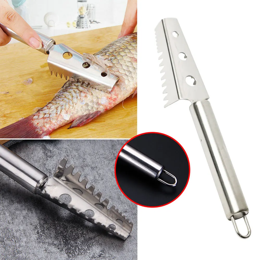Кухонные инструменты для очистки рыбьей кожи нержавеющая сталь скребок рыбы