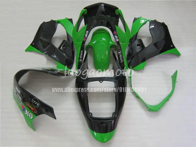 

Injection fairing kits For green black KAWASAKI zx9r ZX9R Fairings kit ZX900CC ZX9R 02 03 2002 2003 ZX-9R 2000 2001 bodywork
