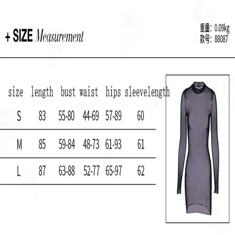 

Party Sheer Sexy Short Clubwear Long Bodycon Evening Dress Women Sleeve