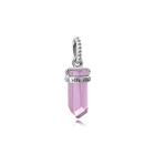 Подходят для браслетов Pandora браслет из розового амулет кулон Шарм настоящие серебряные бусины 925 пробы для женщин ювелирные изделия аксессуары 