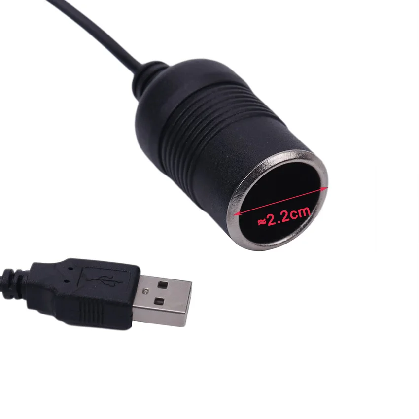 1 шт. автомобильный конвертер адаптер проводной контроллер USB порт 5 В до 12 розетка