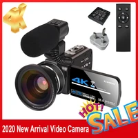 komery 4k video camcorder 56mp wifi vlogging for youbute landscape touch screen night vision digital zoom camera