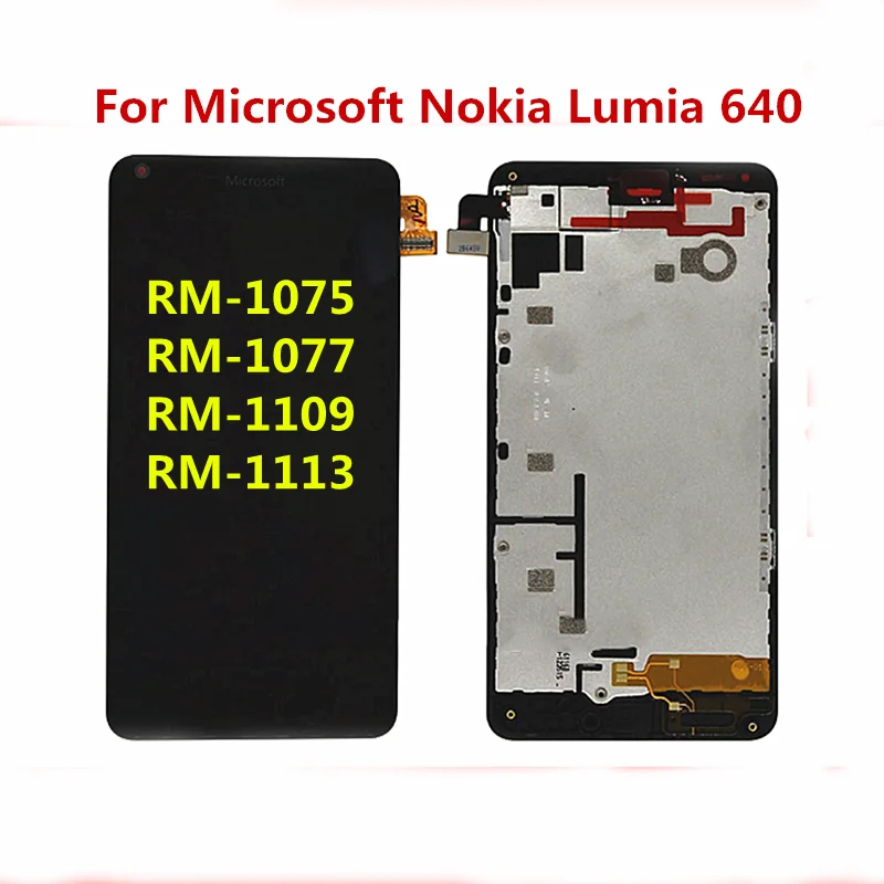 Оригинальный ЖК дисплей для Microsoft Nokia lumia640 RM 1109 1113 1072 1077 с сенсорным экраном и