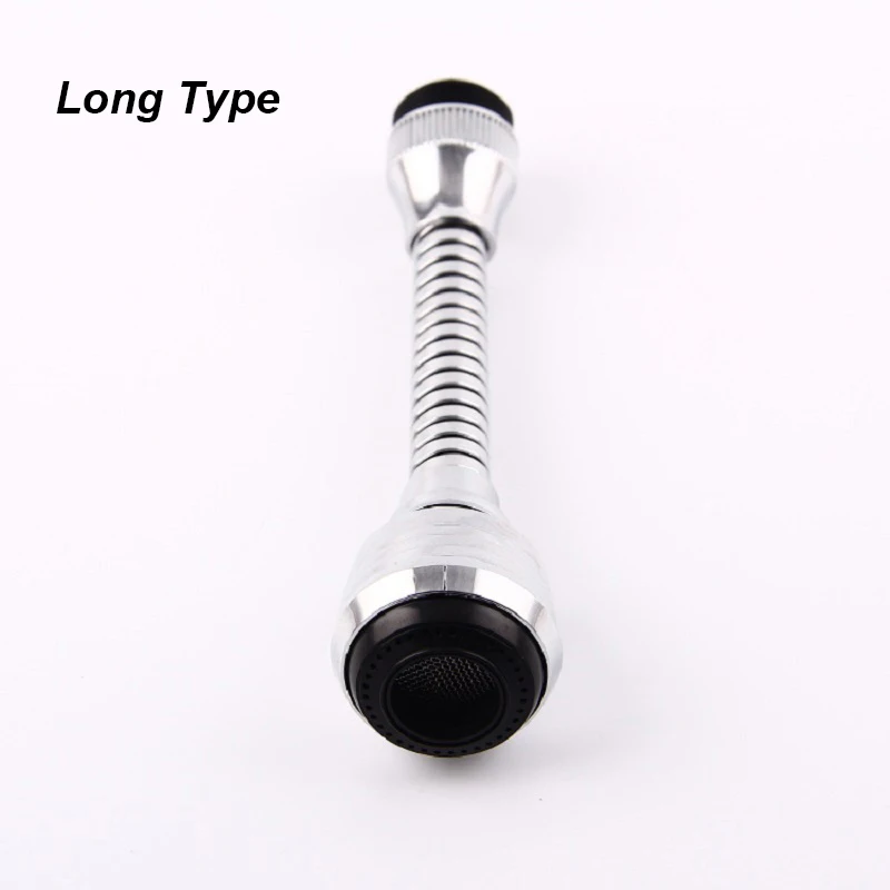 long type ZhangJi кухонный кран аэратор водный диффузор Bubbler корпус из цинкового сплава фильтр для экономии воды душевая головка кран с форсункой разъем - Цвет: long type