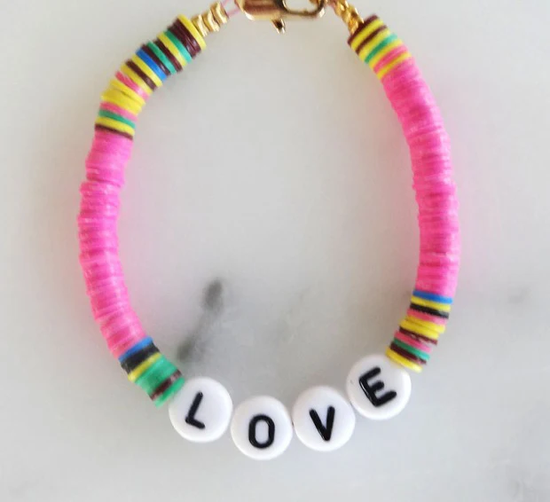 bracelet Lohri кристалл натуральный камень стекло браслет из бисера натуральный настоящий четырехлистный клевер талисманы браслет подарок на удачу браслеты для женщин - Окраска металла: bracelet