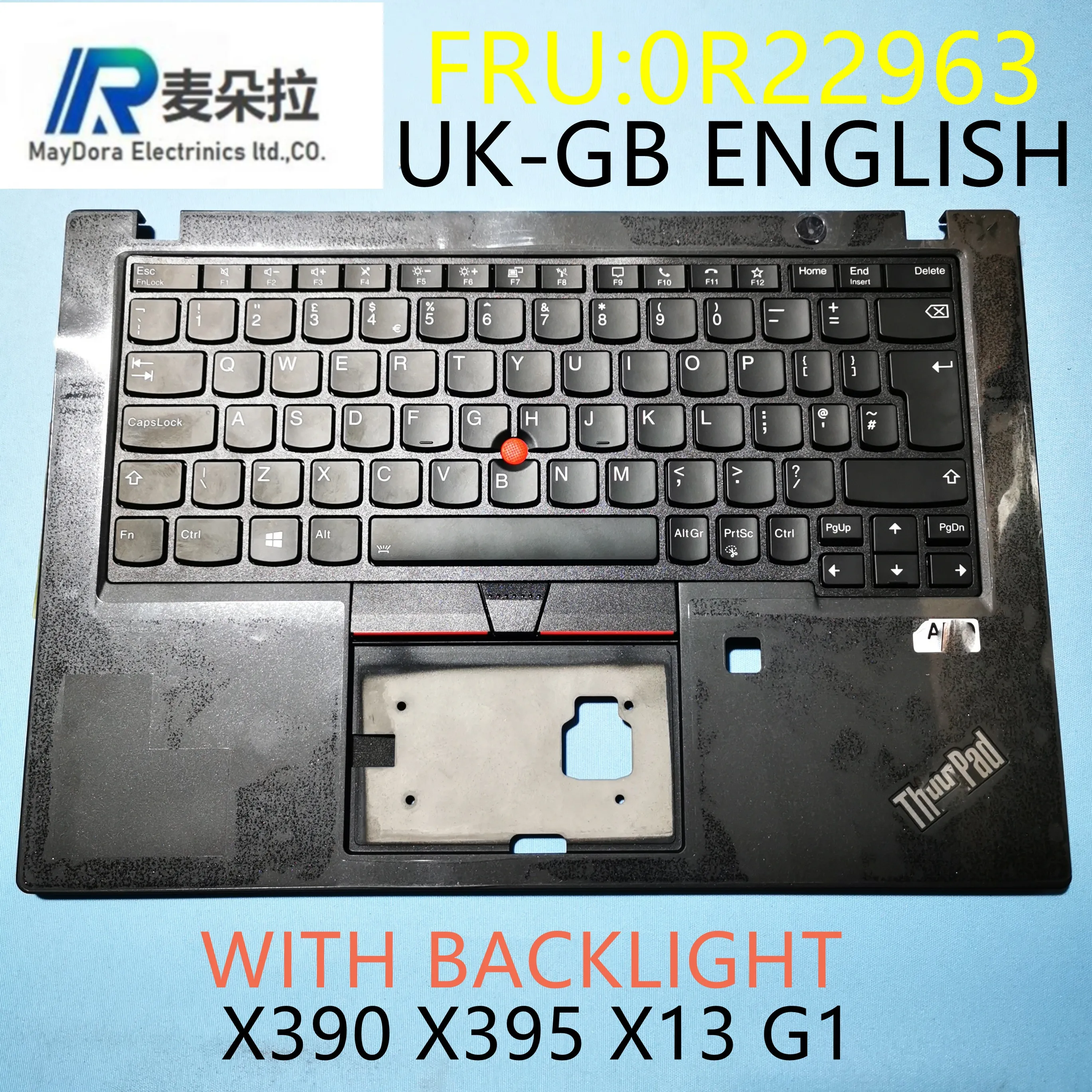 Подсветка клавиатуры Упор для рук в сборе lenovo ThinkPad X13 G1 X390 X395 рамка ноутбука и