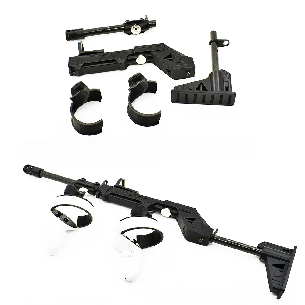 

VR headset controller game shooting gun for Oculus Quest2 , revolver holster VR shooting model gun, 3D printing products