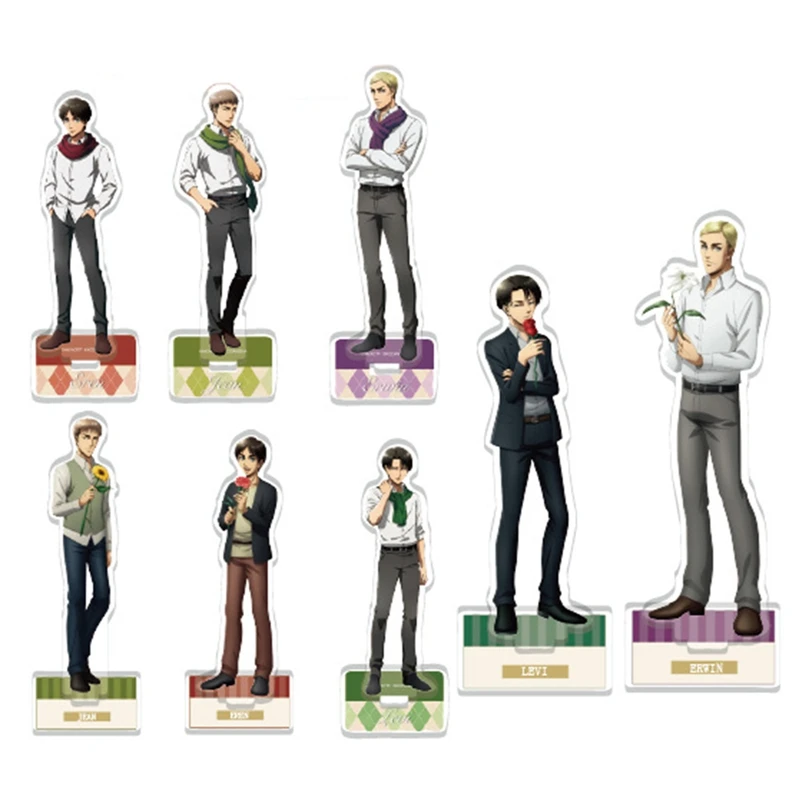 Акриловая подставка для аниме атака на Титанов | Канцтовары офиса и дома