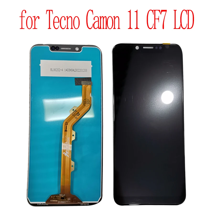 ЖК-экран для Tecno Camon 11 CF7 ЖК-дисплей с сенсорным дигитайзером в сборе полный 6 2